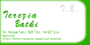 terezia batki business card